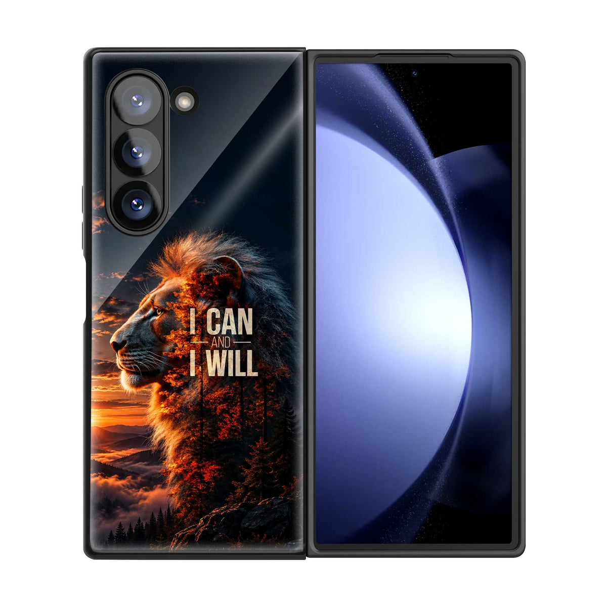 The Mane Samsung Z Fold Glass Case