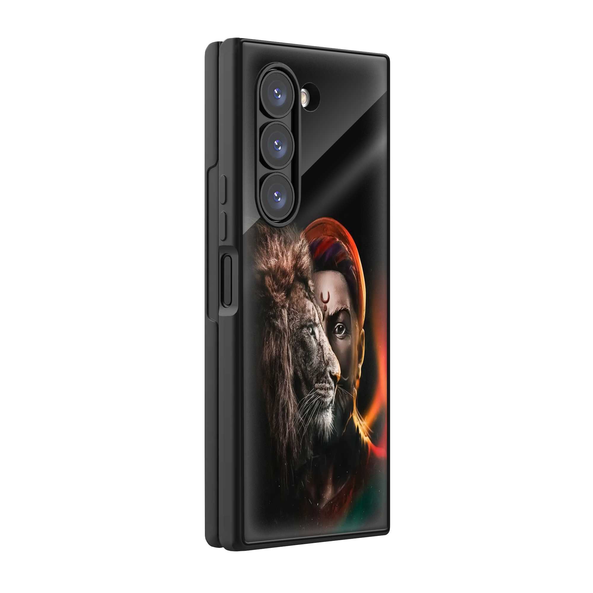The Maratha Roar Samsung Z Fold Glass Case Main image