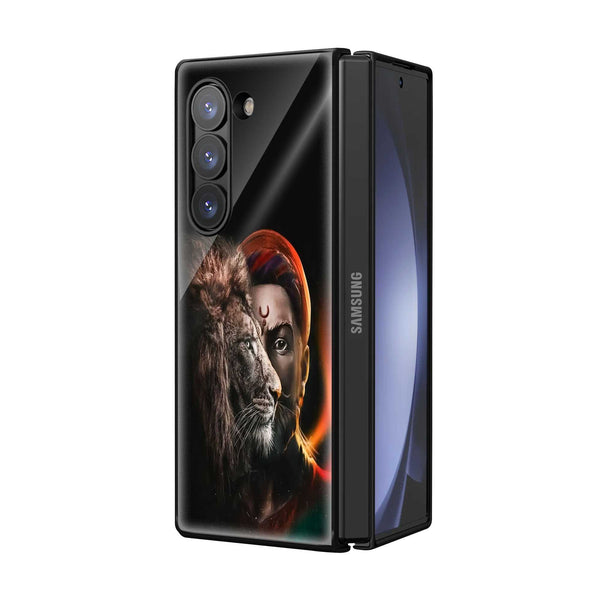 The Maratha Roar Samsung Z Fold Glass Case