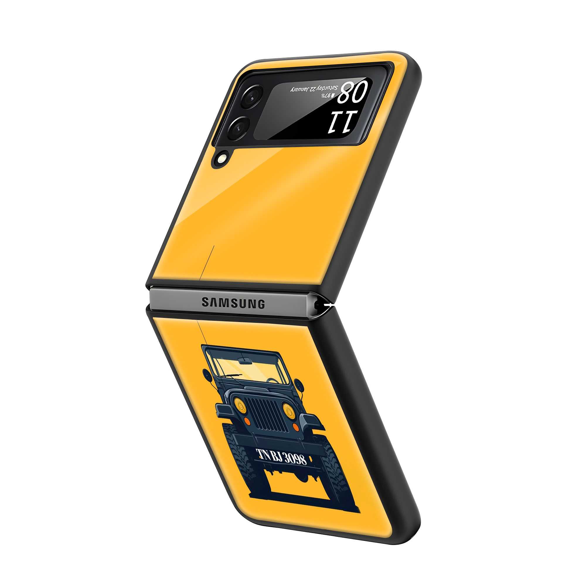 The Retro Rig Samsung Z Flip Glass Case