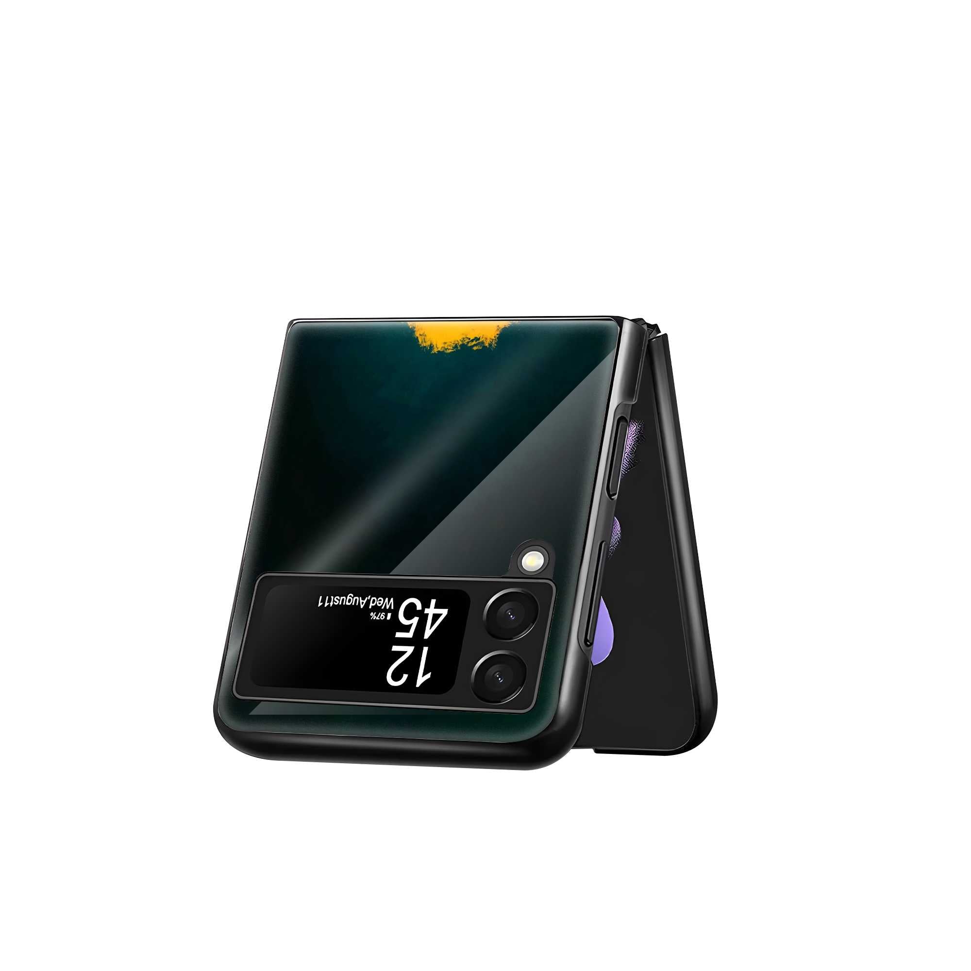 Thunder Zenitsu Samsung Z Flip Glass Case
