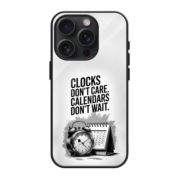 Time Don't Wait Glass Case