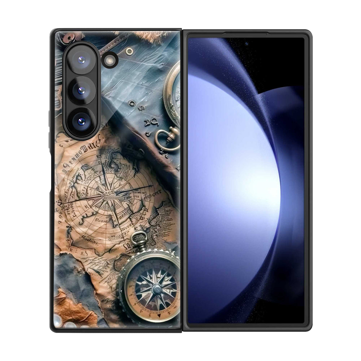 Timeless Adventure Samsung Z Fold Glass Case