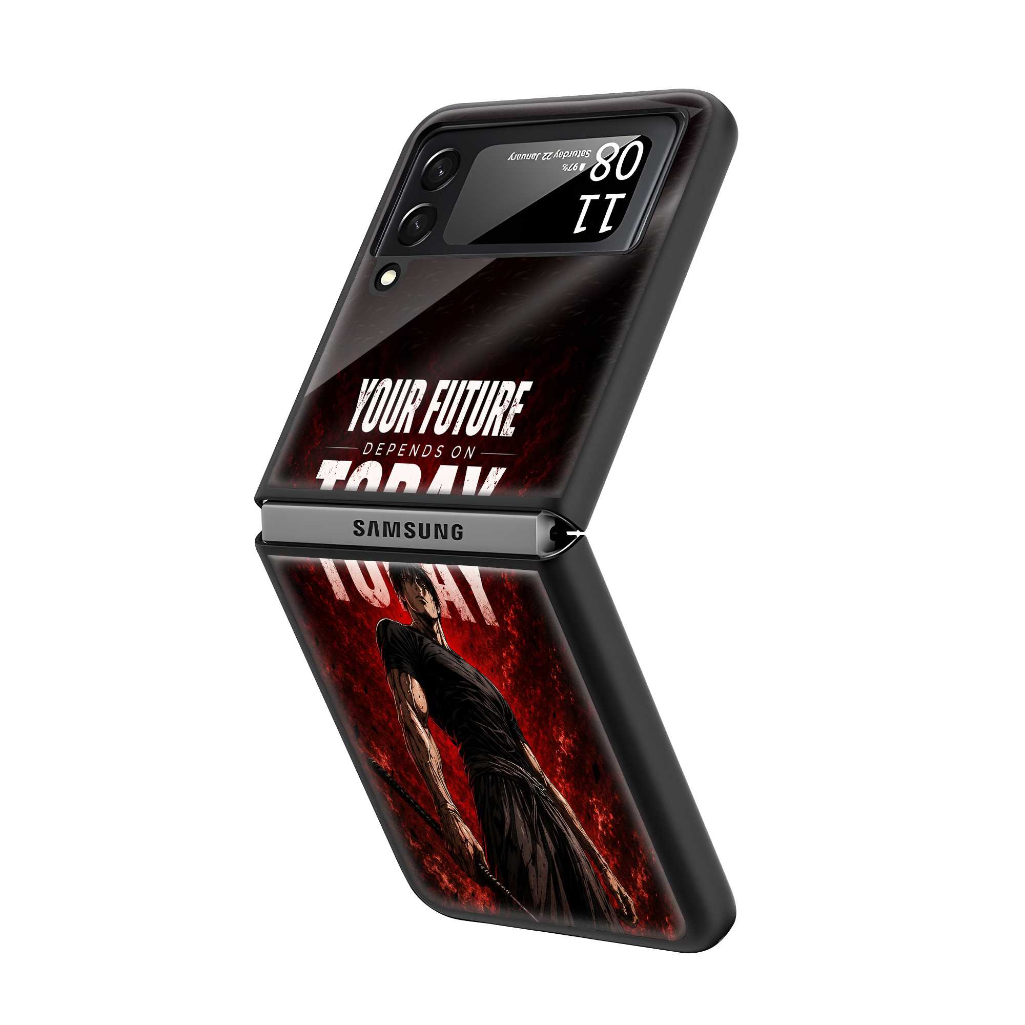Today's Grind Samsung Z Flip Glass Case