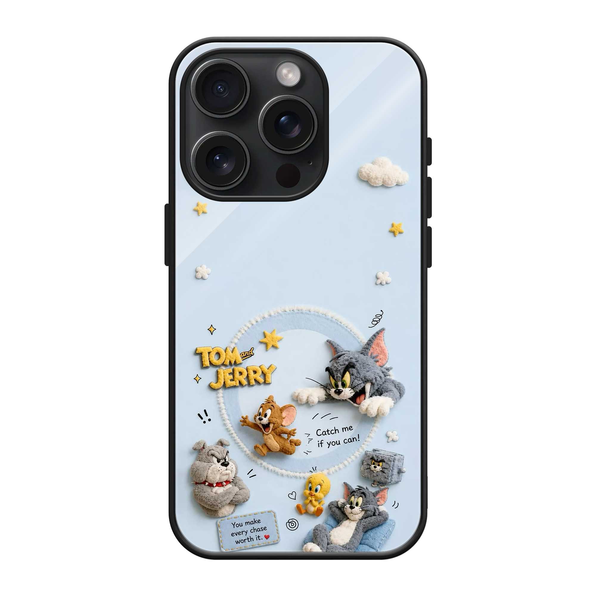 Tom, Jerry & Buddies Glass Case