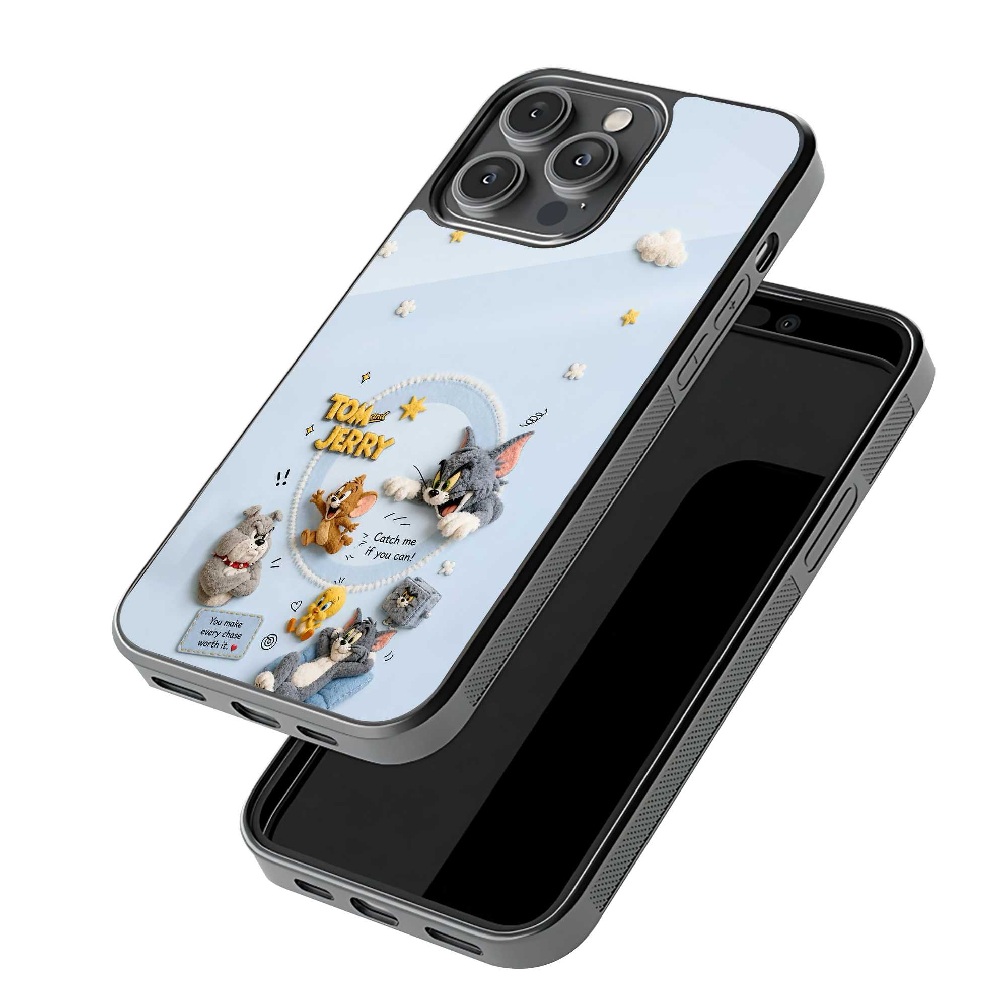 Tom, Jerry & Buddies Glass Case