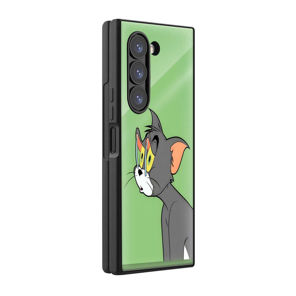 Tom's Teary Eyes Samsung Z Fold Glass Case