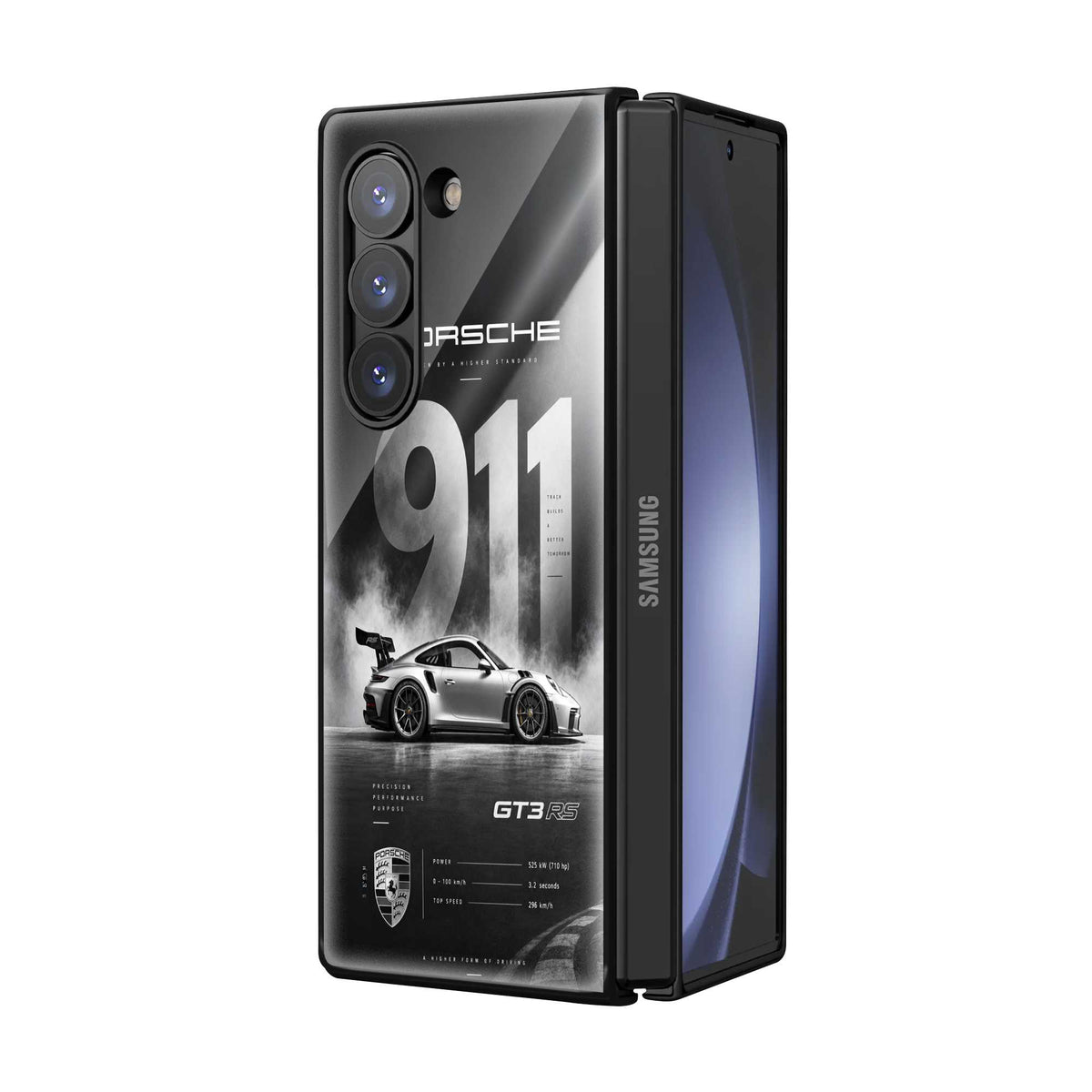 Track Legacy Samsung Z Fold Glass Case