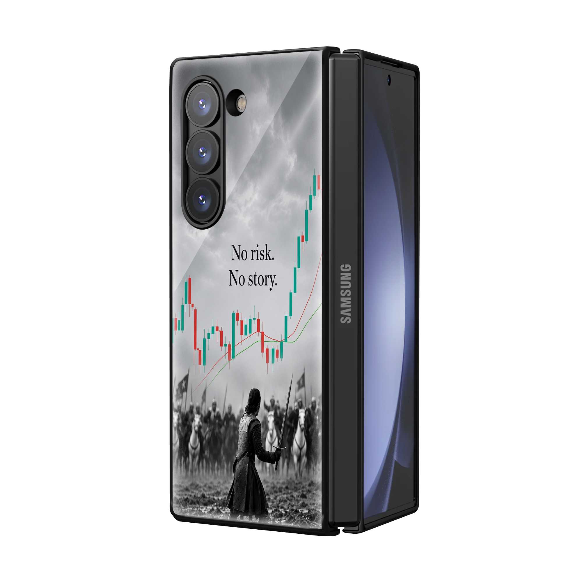 Trade Story Samsung Z Fold Glass Case Secondary image