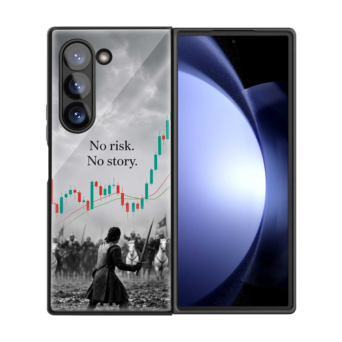Trade Story Samsung Z Fold Glass Case