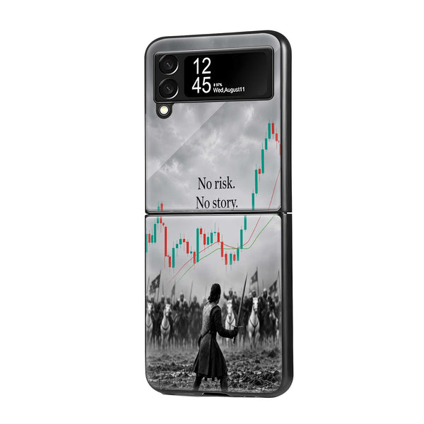 Trade Story Samsung Z Flip Glass Case