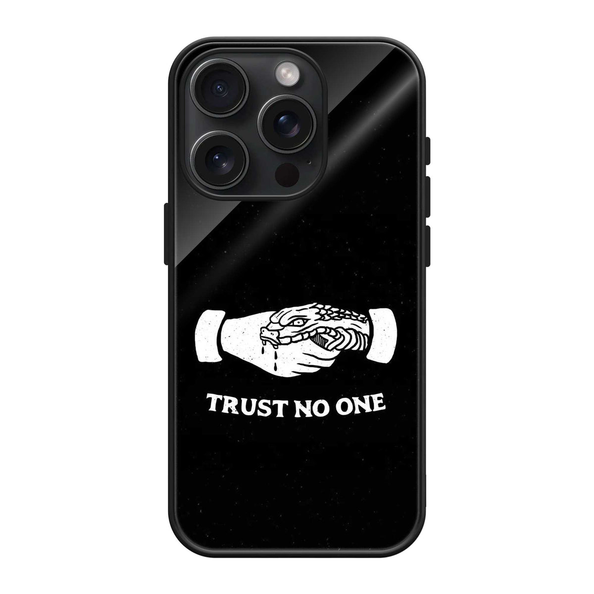 Trust No One Glass Case Main image