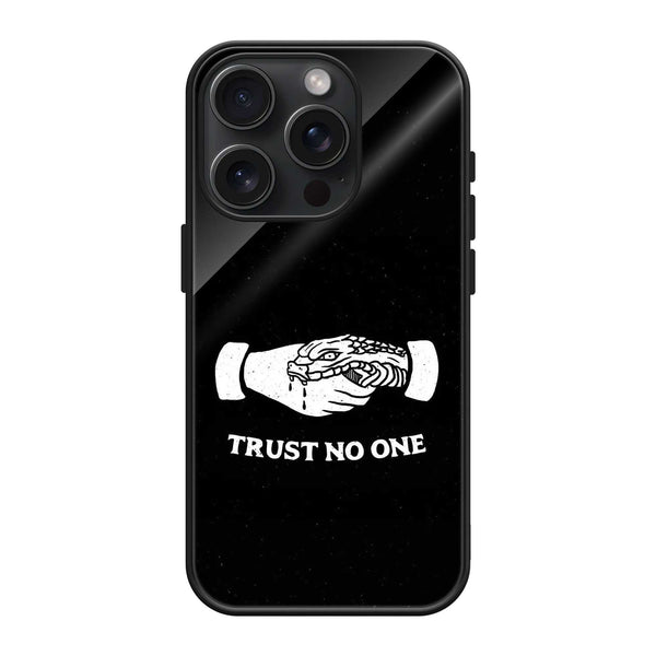 Trust No One Glass Case
