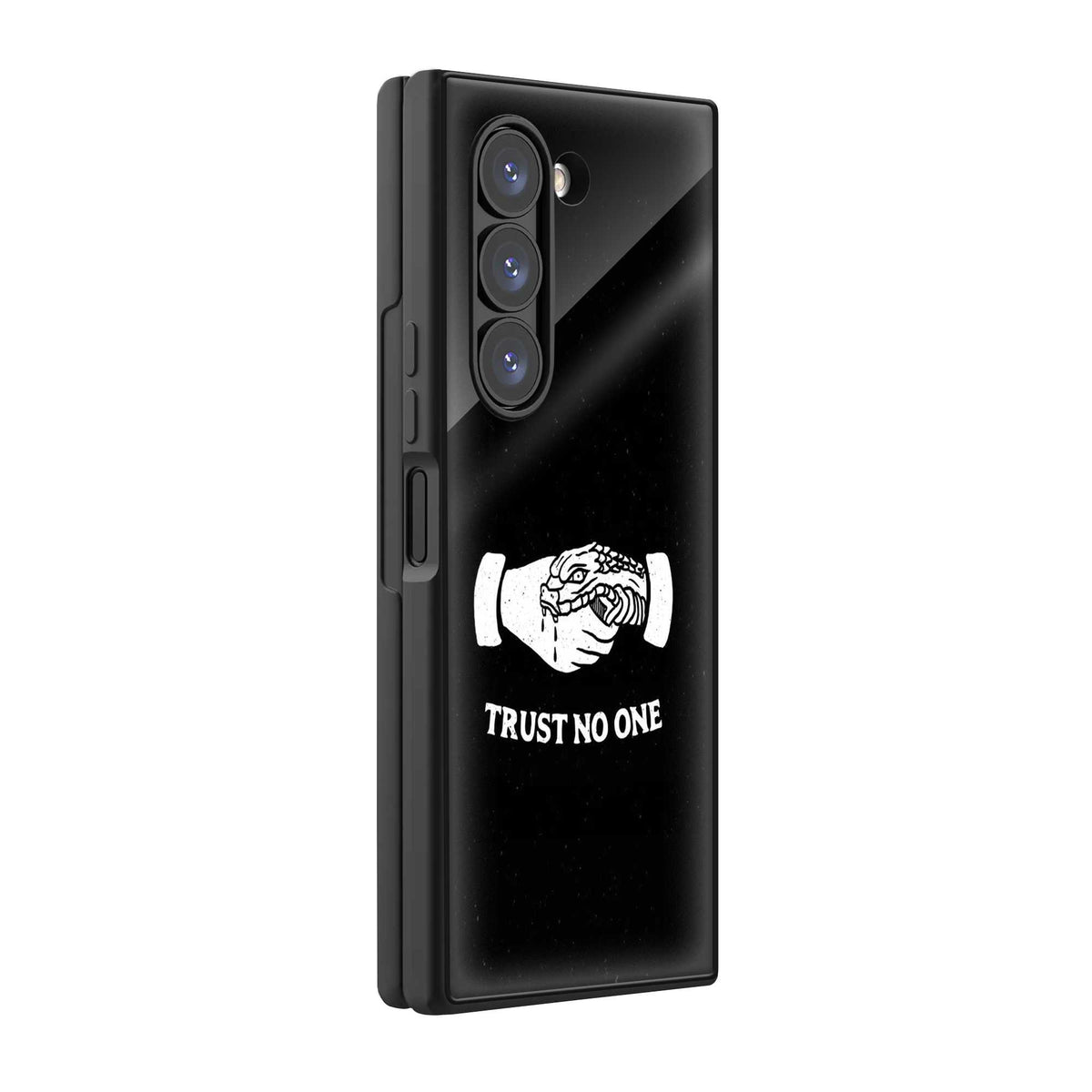 Trust No One Samsung Z Fold Glass Case Main image