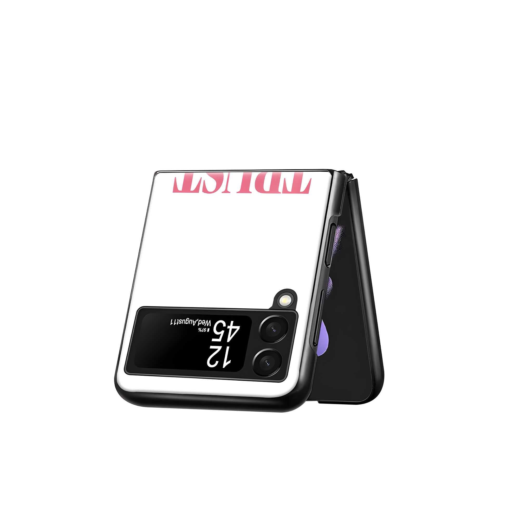 Trust the Process Samsung Z Flip Glass Case