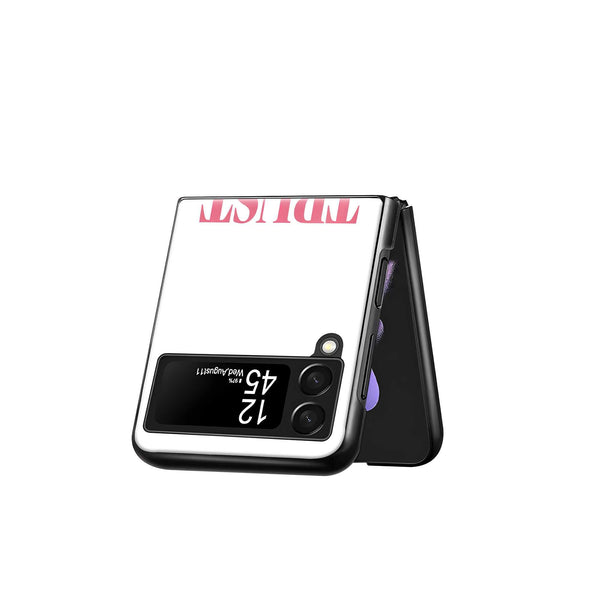 Trust the Process Samsung Z Flip Glass Case