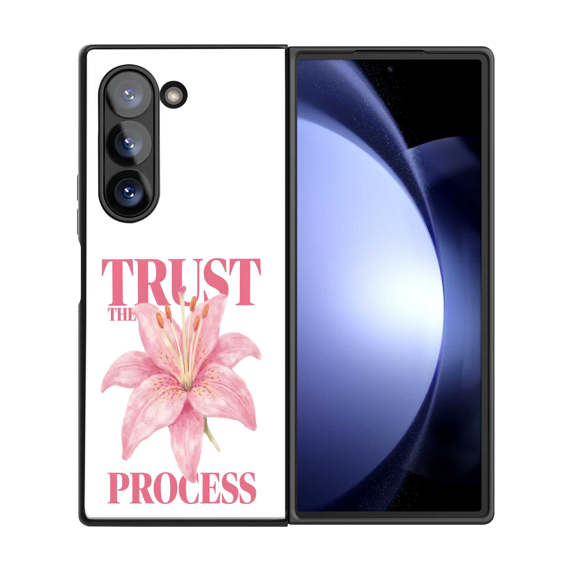 Trust the Process Samsung Z Fold Glass Case