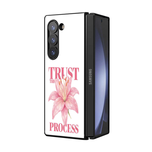 Trust the Process Samsung Z Fold Glass Case