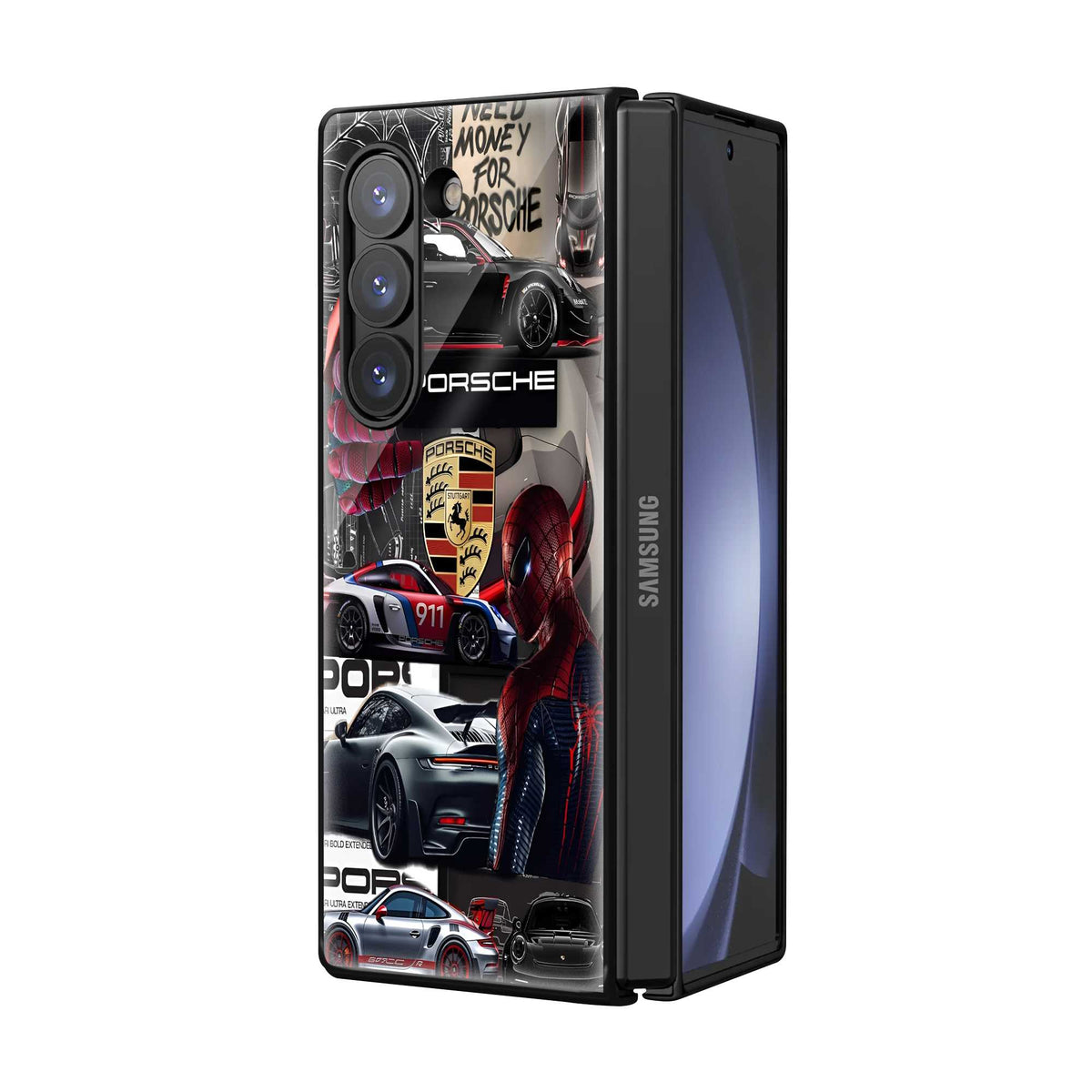 Turbo Spider Samsung Z Fold Glass Case