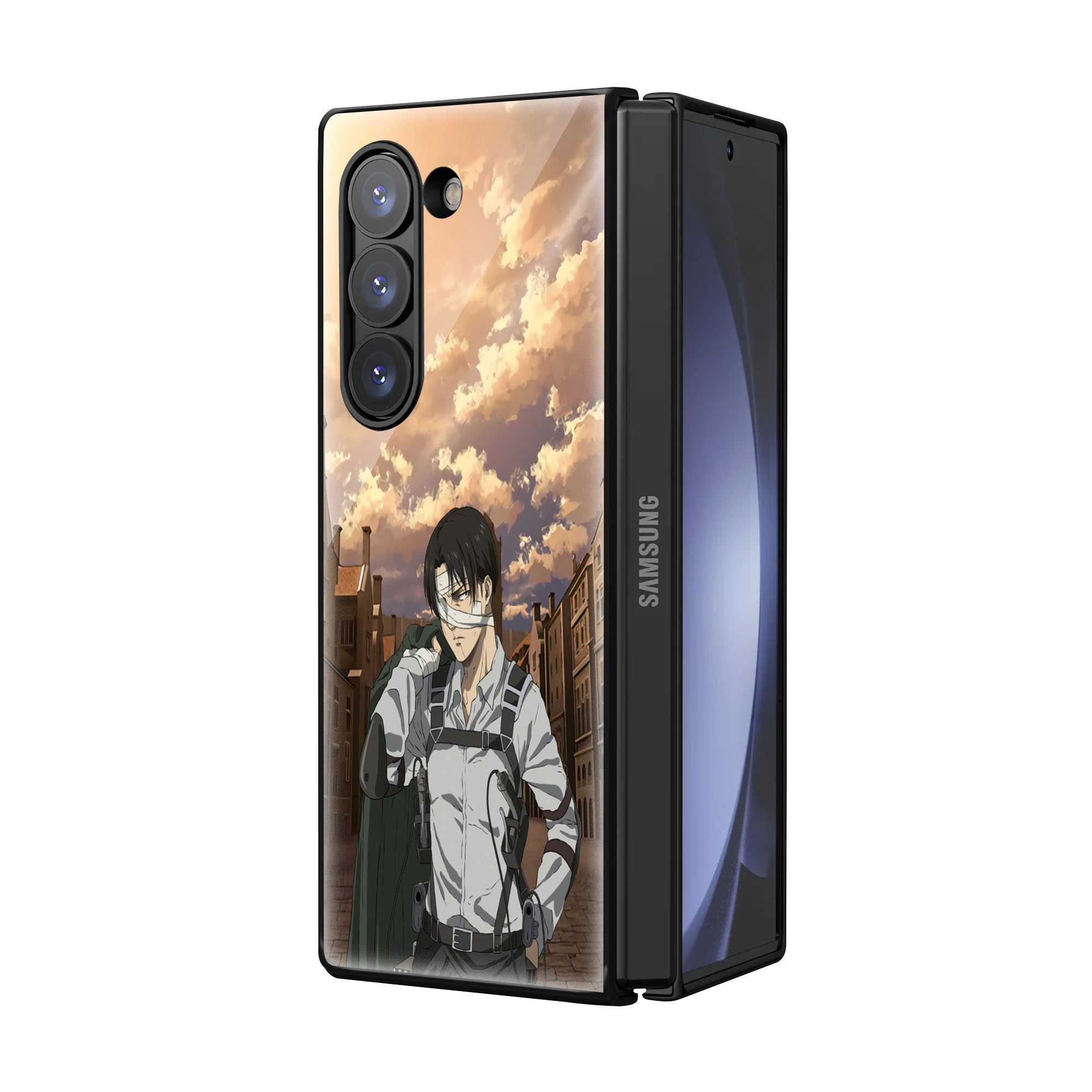 Twilight Warrior Samsung Z Fold Glass Case