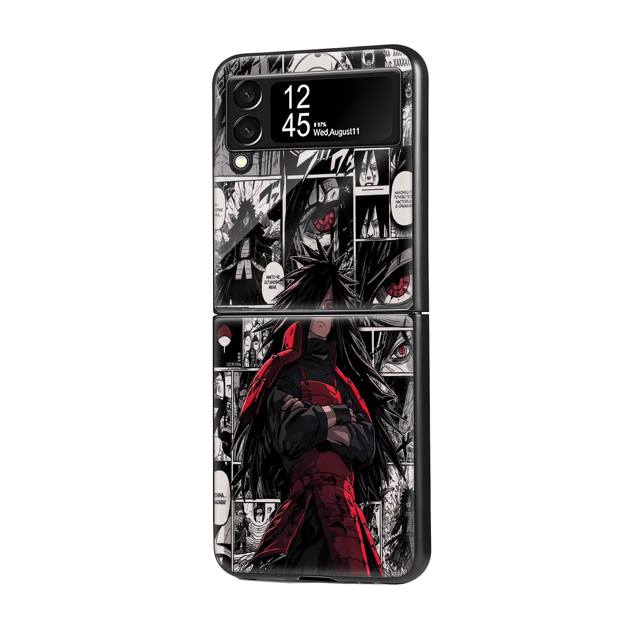 Uchiha Legacy Samsung Z Flip Glass Case