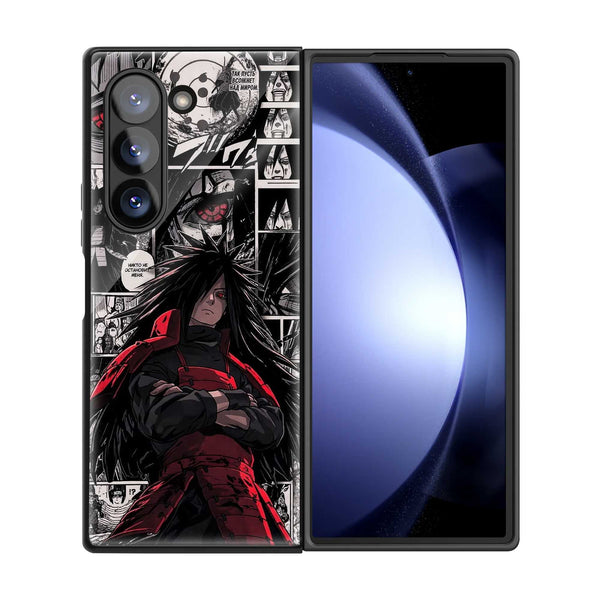 Uchiha Legacy Samsung Z Fold Glass Case