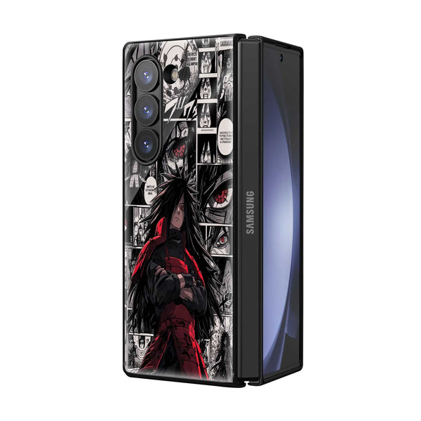 Uchiha Legacy Samsung Z Fold Glass Case
