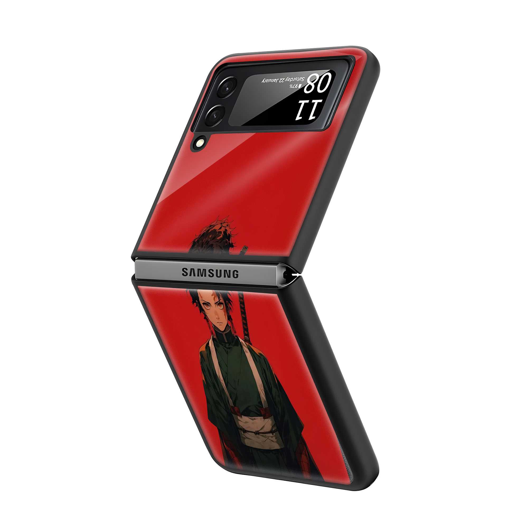Unbroken Samsung Z Flip Glass Case