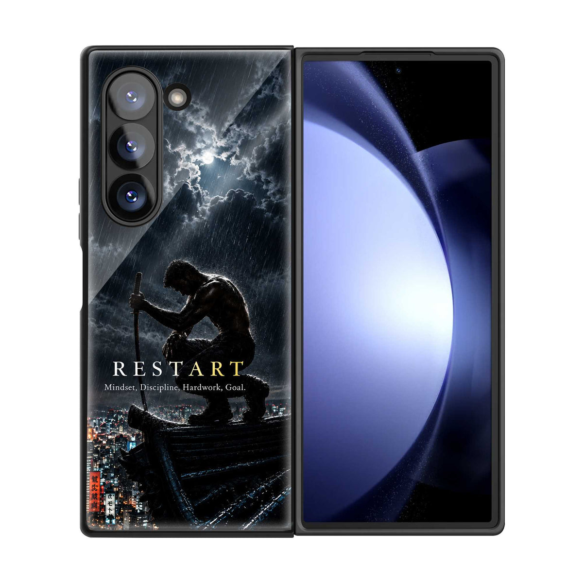 Unbroken Mindset Samsung Z Fold Glass Case