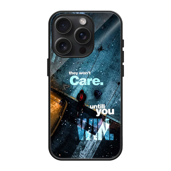Until You Win Glass Case