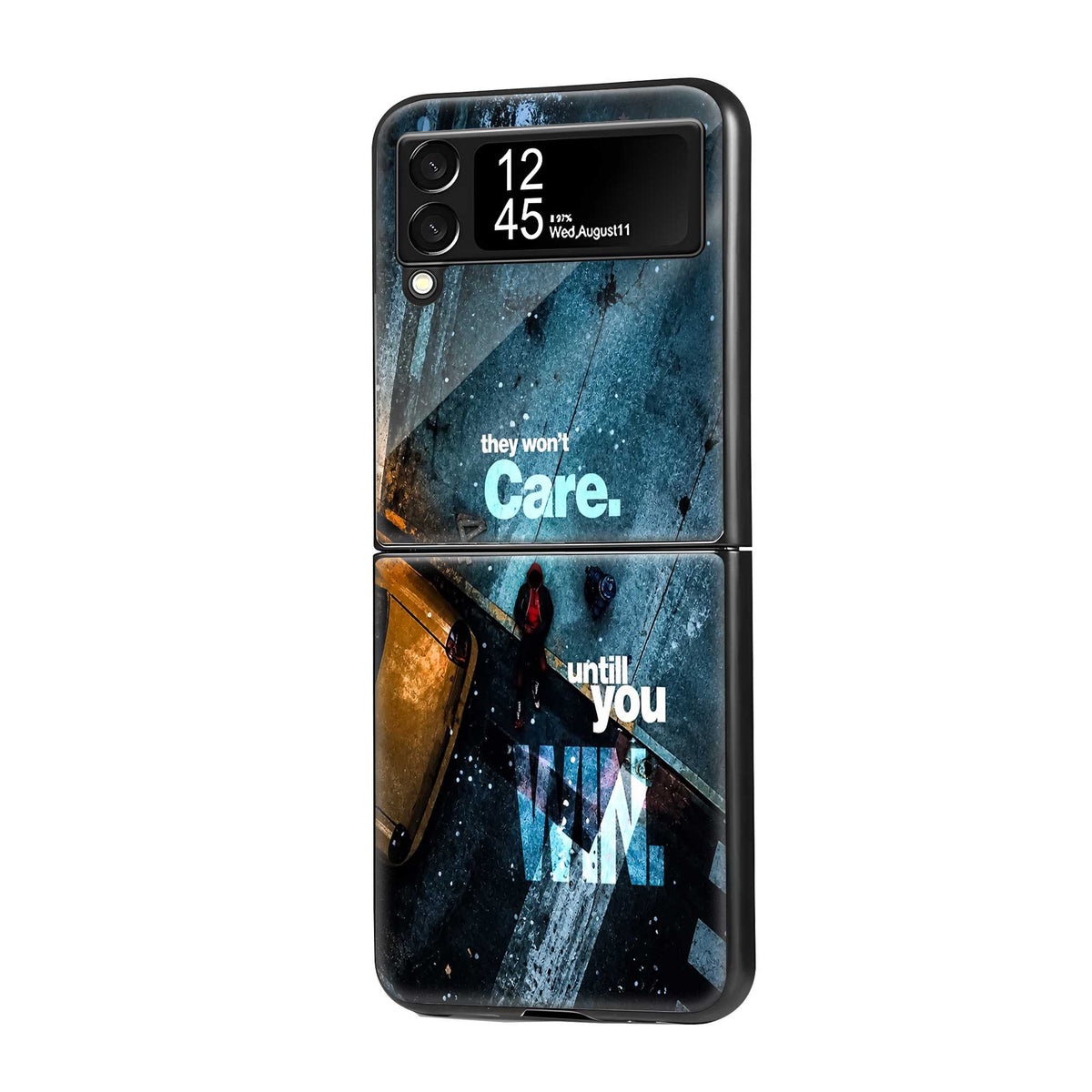 Until You Win Samsung Z Flip Glass Case