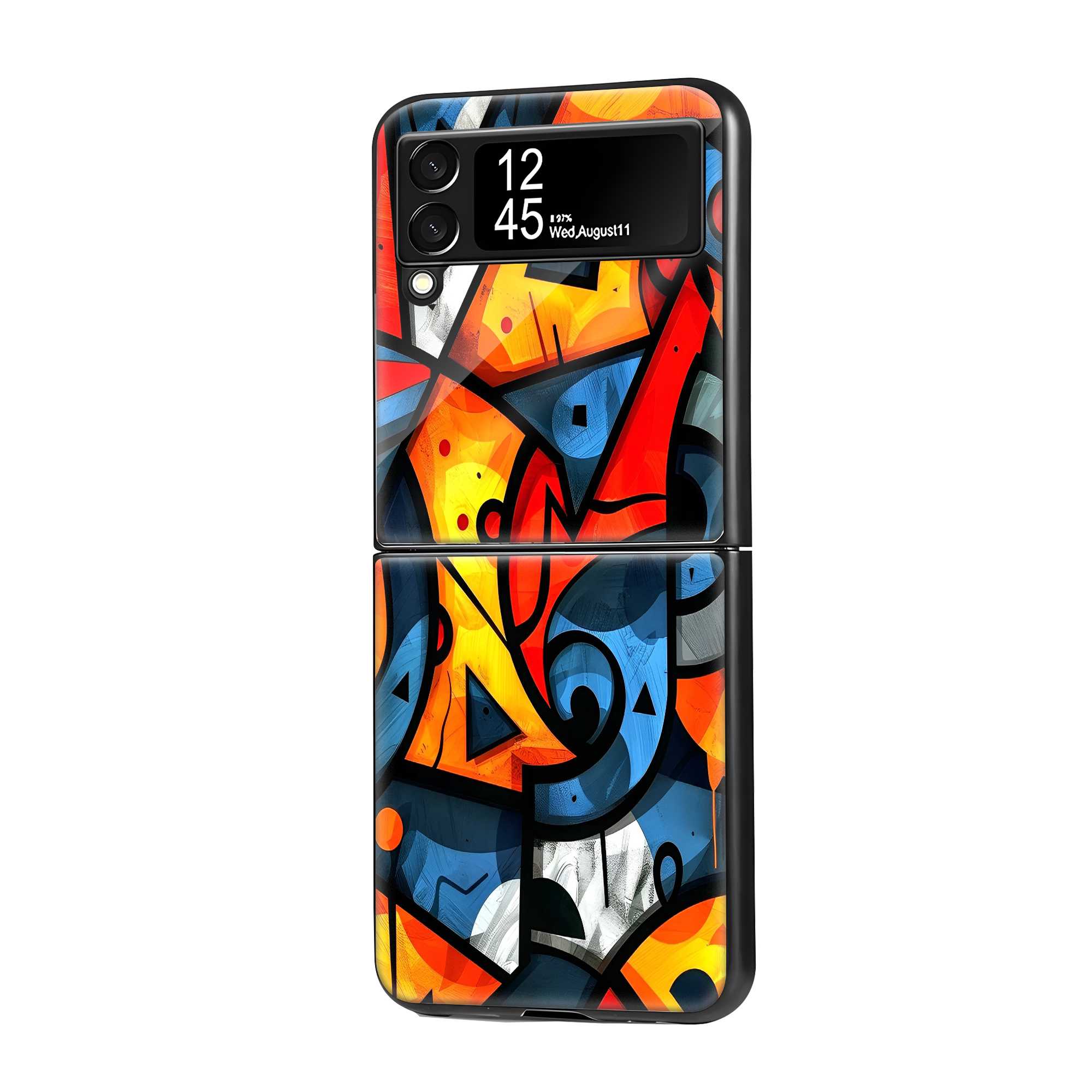 Urban Abstract Samsung Z Flip Glass Case