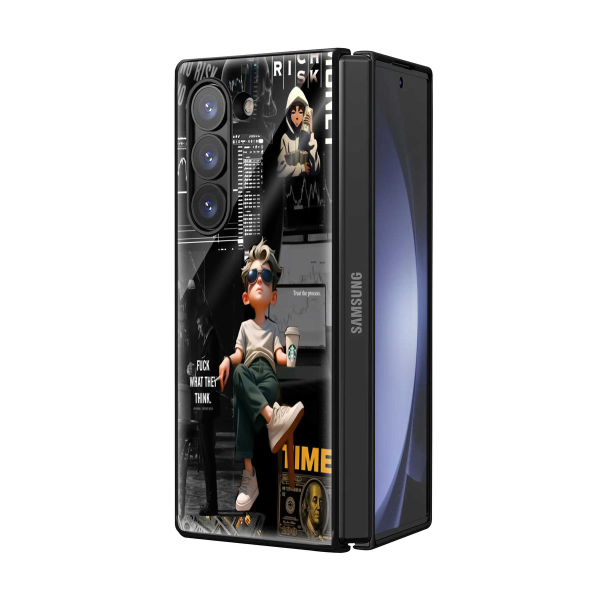 Urban Hustle Samsung Z Fold Glass Case