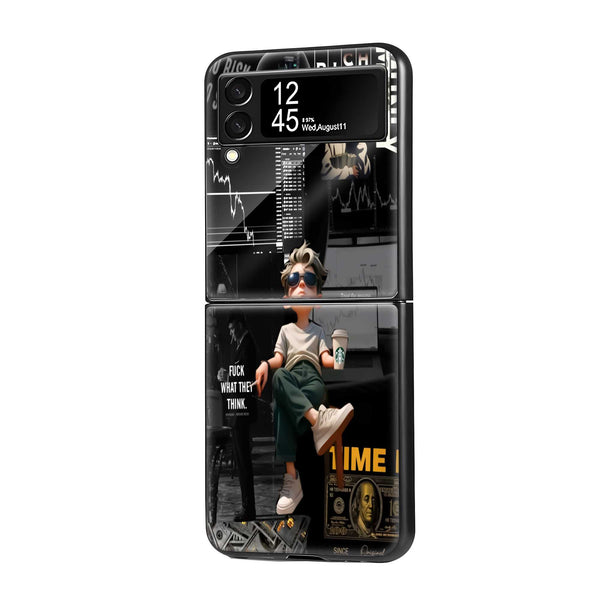 Urban Hustle Samsung Z Flip Glass Case