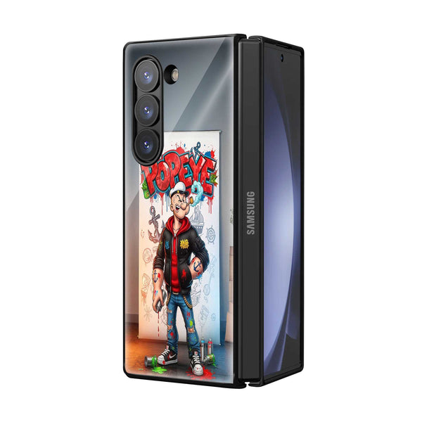 Urban Popeye Samsung Z Fold Glass Case