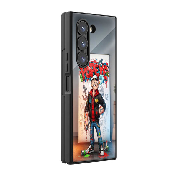 Urban Popeye Samsung Z Fold Glass Case