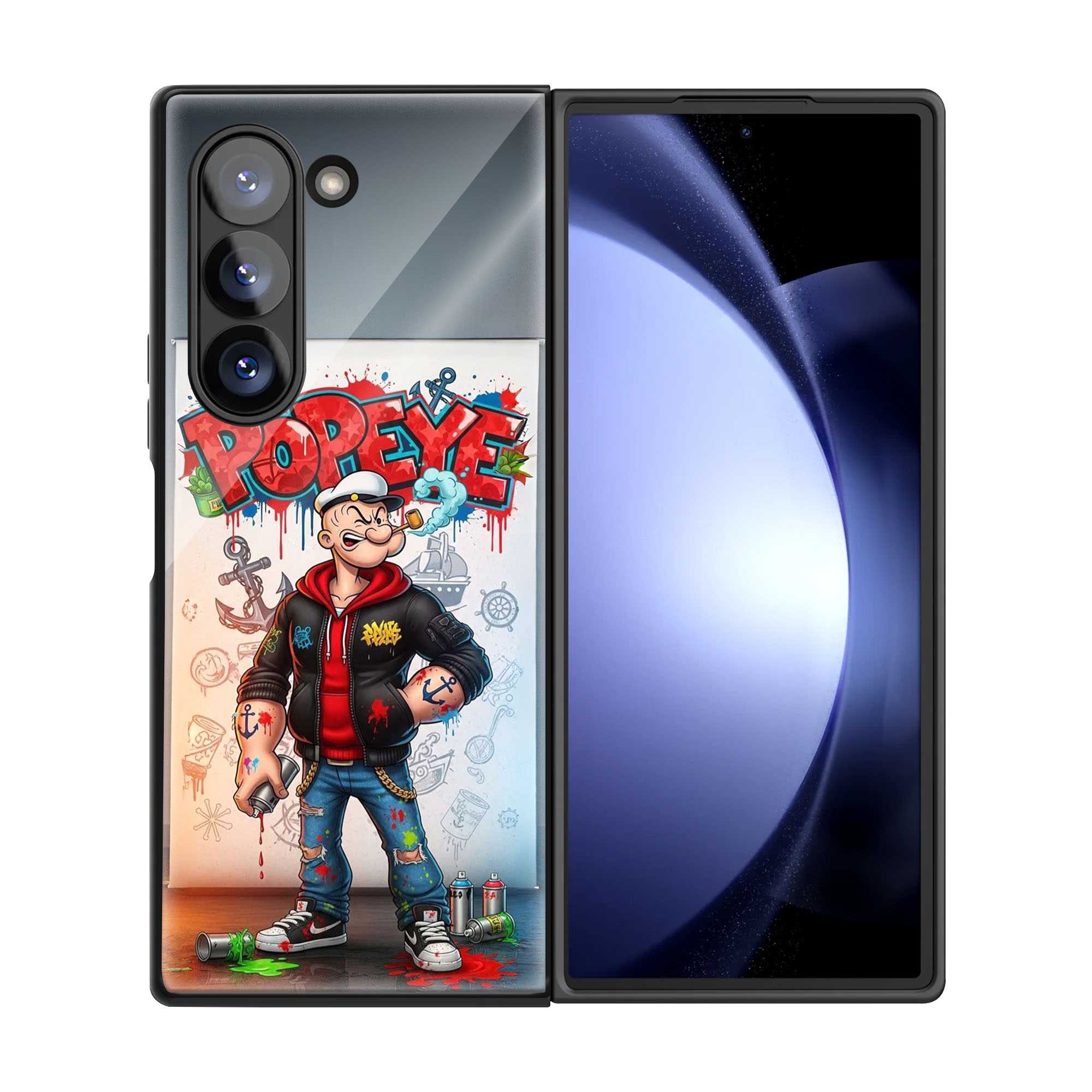 Urban Popeye Samsung Z Fold Glass Case