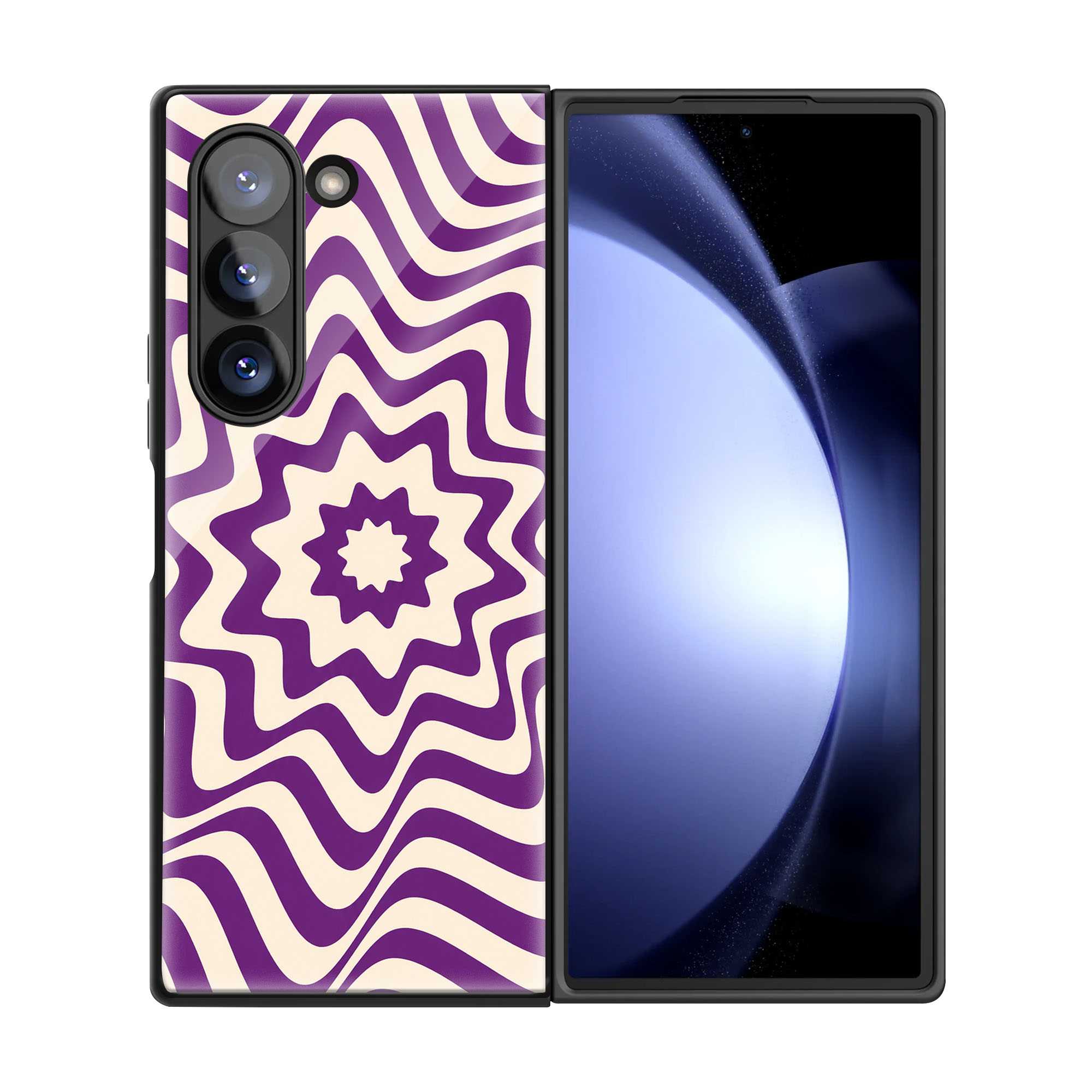 Vector Graphic Samsung Z Fold Glass Case