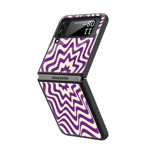 Vector Graphic Samsung Z Flip Glass Case