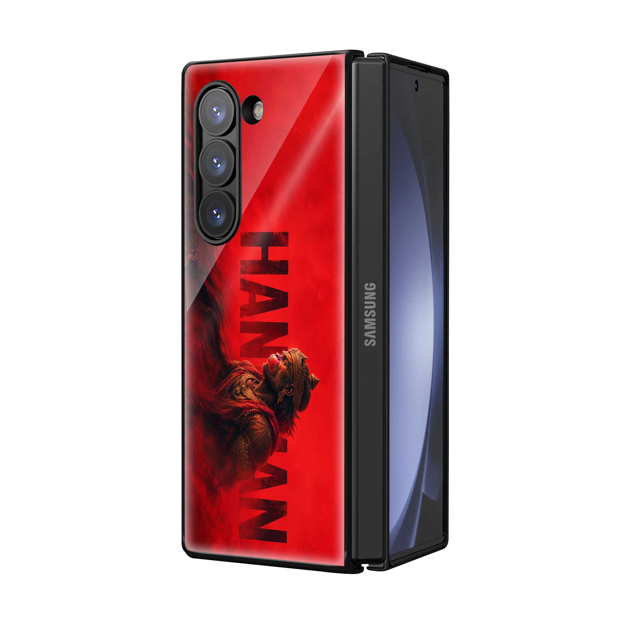Veer Bajrang Samsung Z Fold Glass Case
