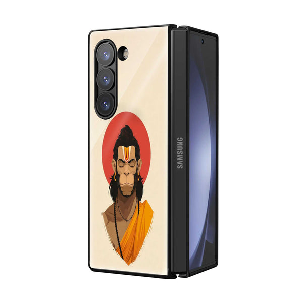 Veer Hanuman Samsung Z Fold Glass Case
