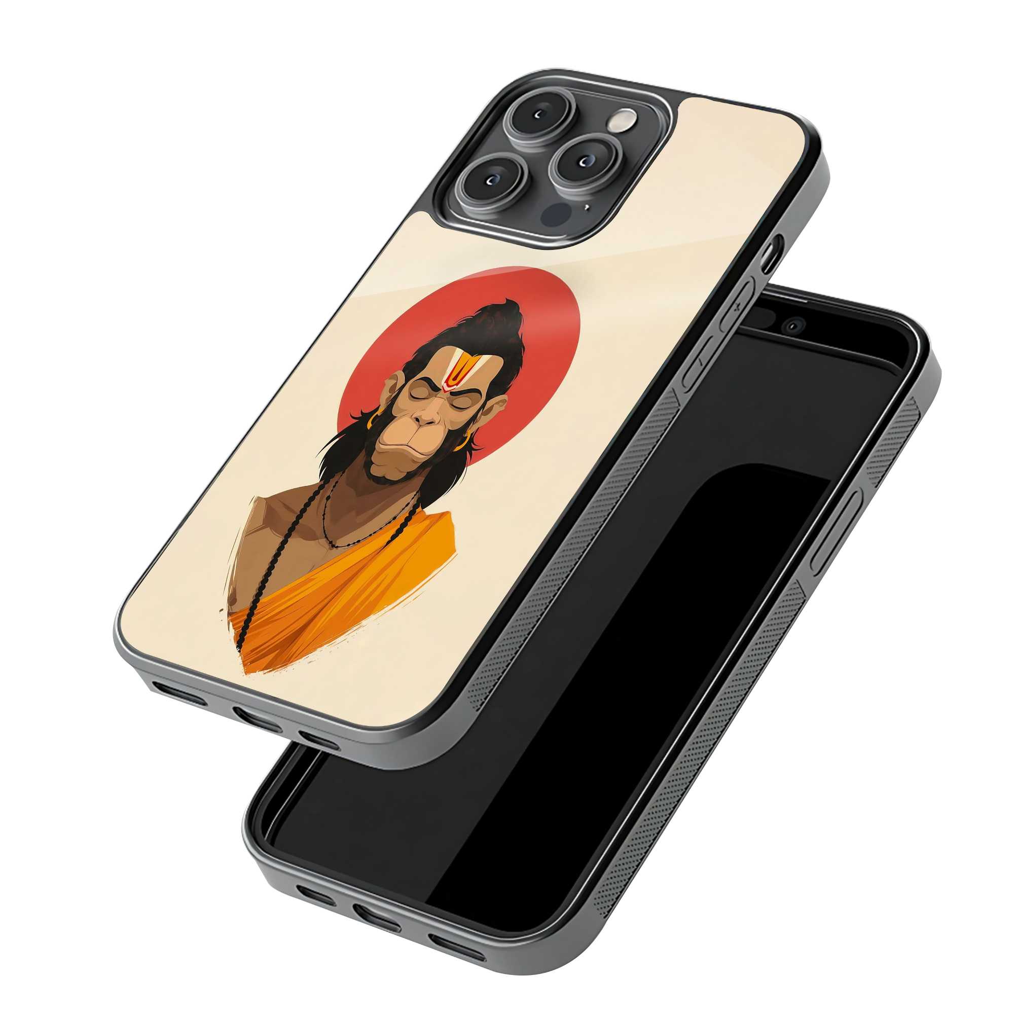 Veer Hanuman Glass Case