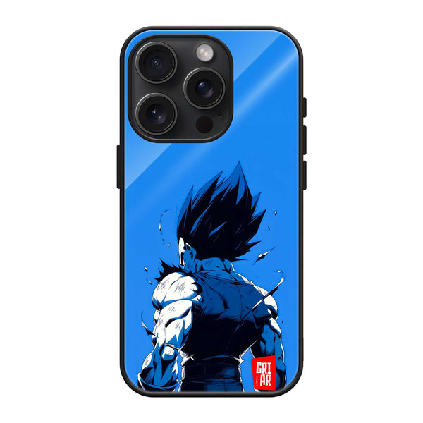 Vegeta Blue Rage Glass Case