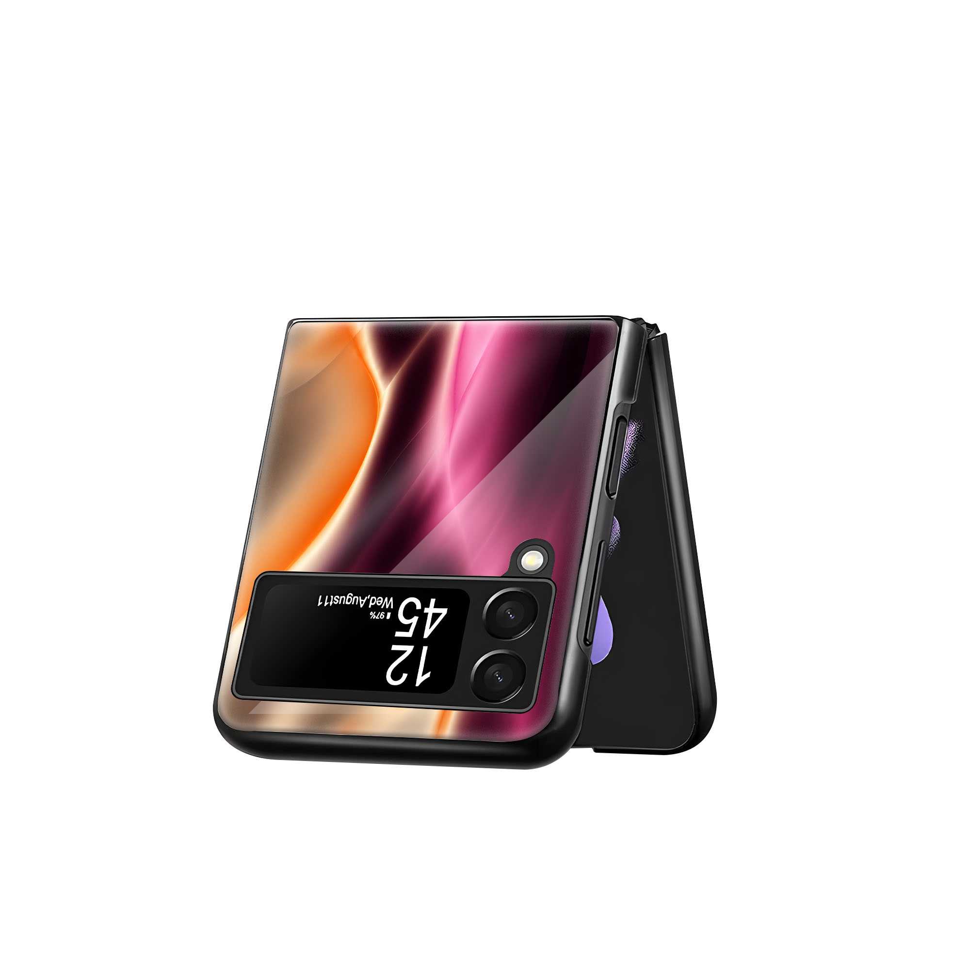 Velvet Flow Samsung Z Flip Glass Case