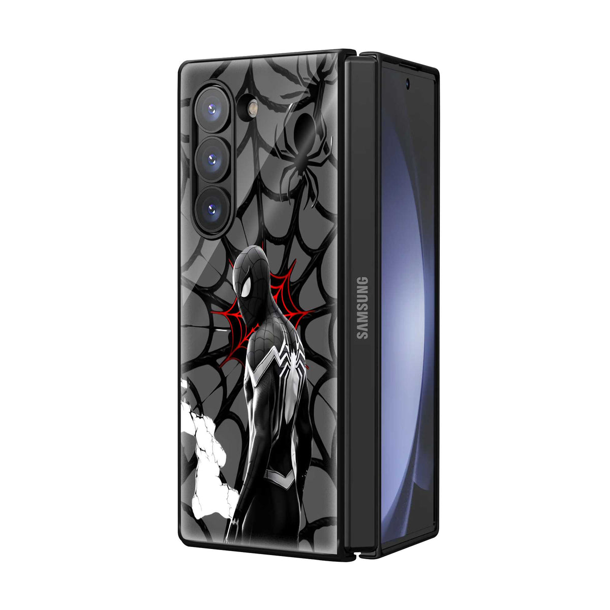 Venom Shadow Samsung Z Fold Glass Case