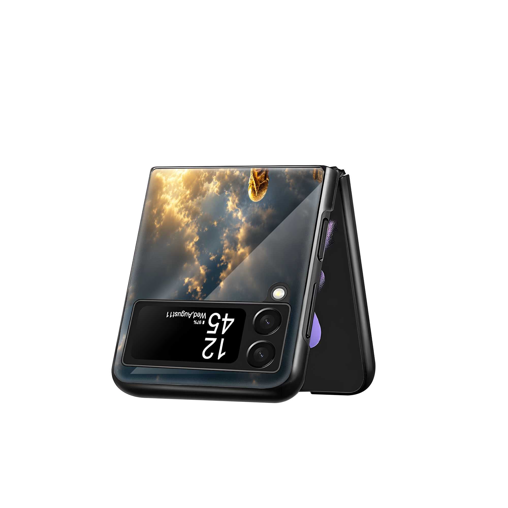 Victory Icons Samsung Z Flip Glass Case