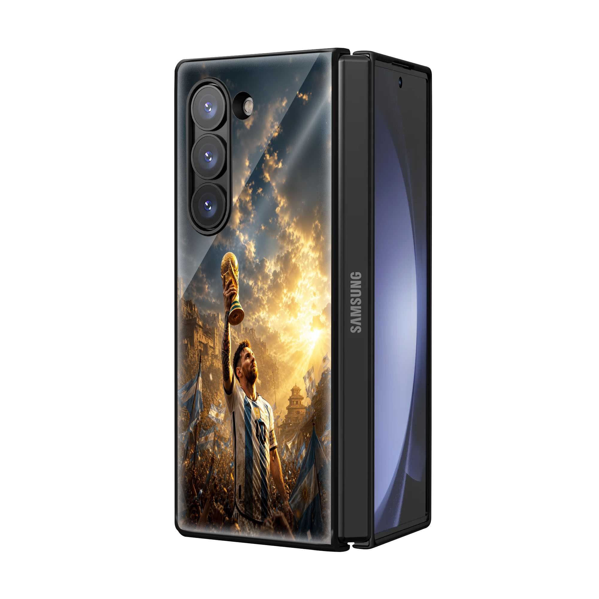 Victory Icons Samsung Z Fold Glass Case