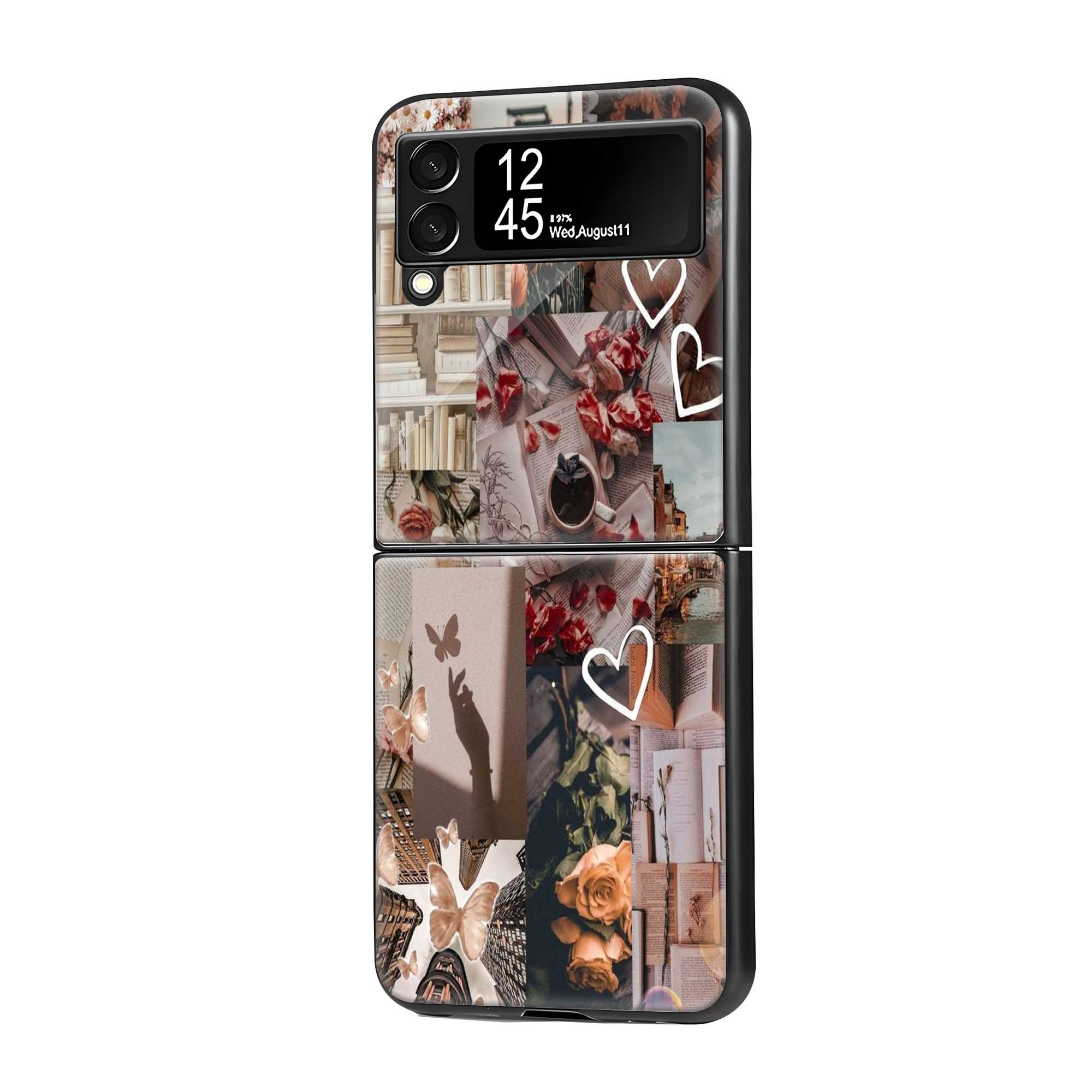 Vintage Bloom Samsung Z Flip Glass Case