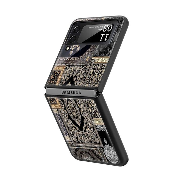 Vintage Carpet Samsung Z Flip Glass Case