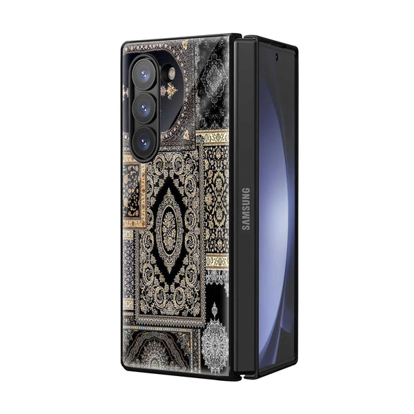 Vintage Carpet Samsung Z Fold Glass Case